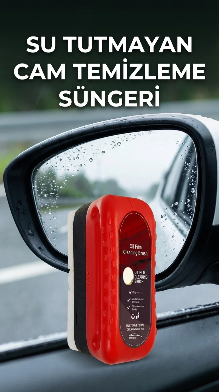 Su Geçirmez Araç Camı Temizleme Süngeri Kolay Kullanım