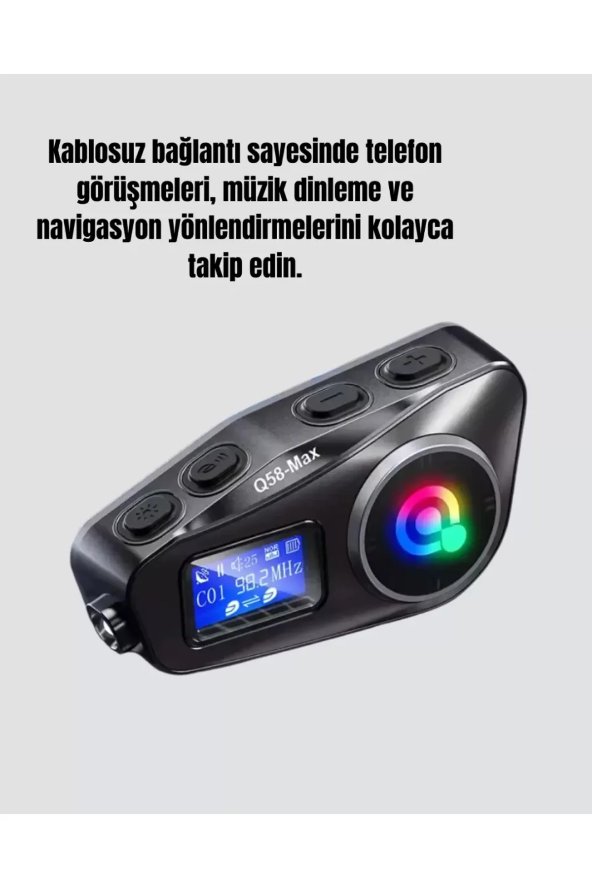 Su Geçirmez Bluetooth 5.3 Kask Kulaklığı 1000mAh Bataryalı