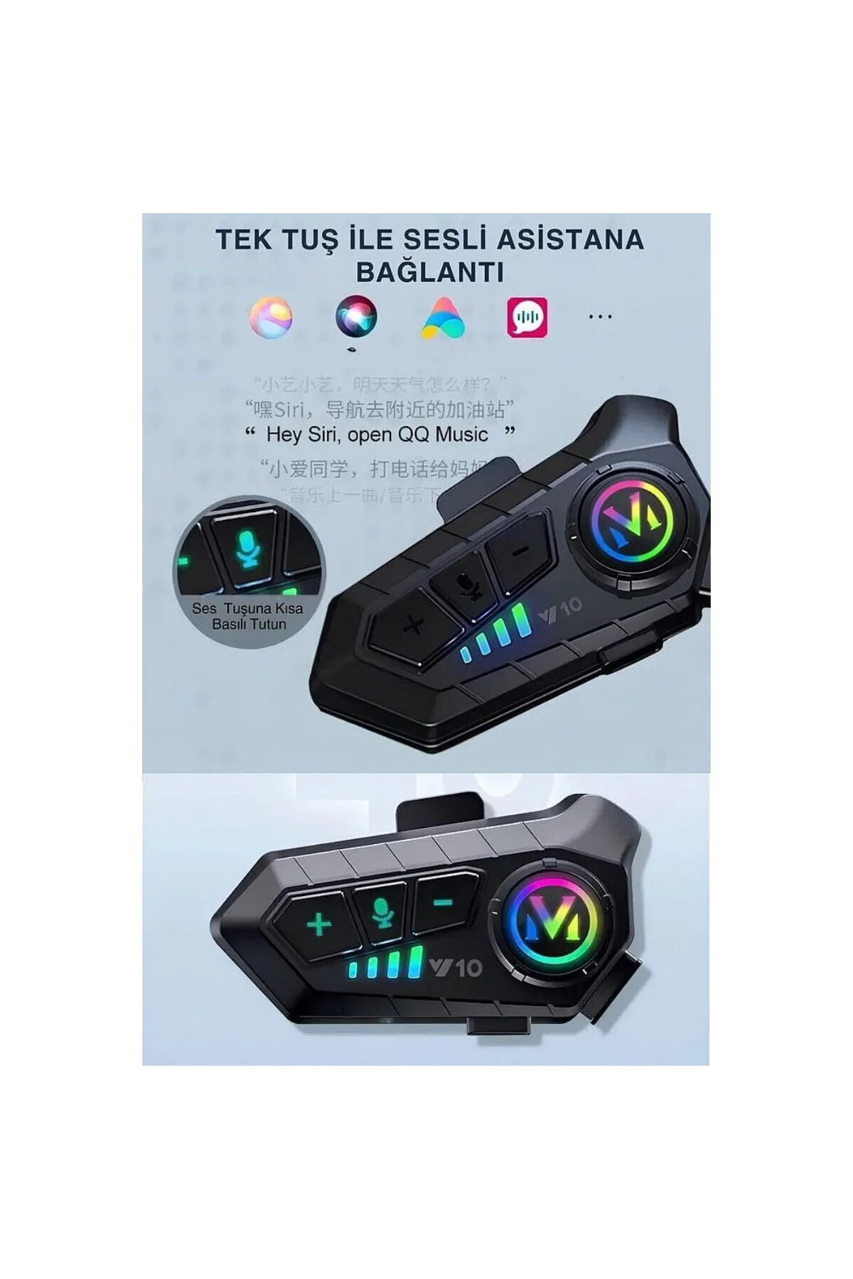 Su Geçirmez Bluetooth Kask Kulaklığı Motosiklet İntercom 2000 mah Su Geçirmez Bluetooth Kask Kulaklığı Motosiklet İntercom 2000 mah