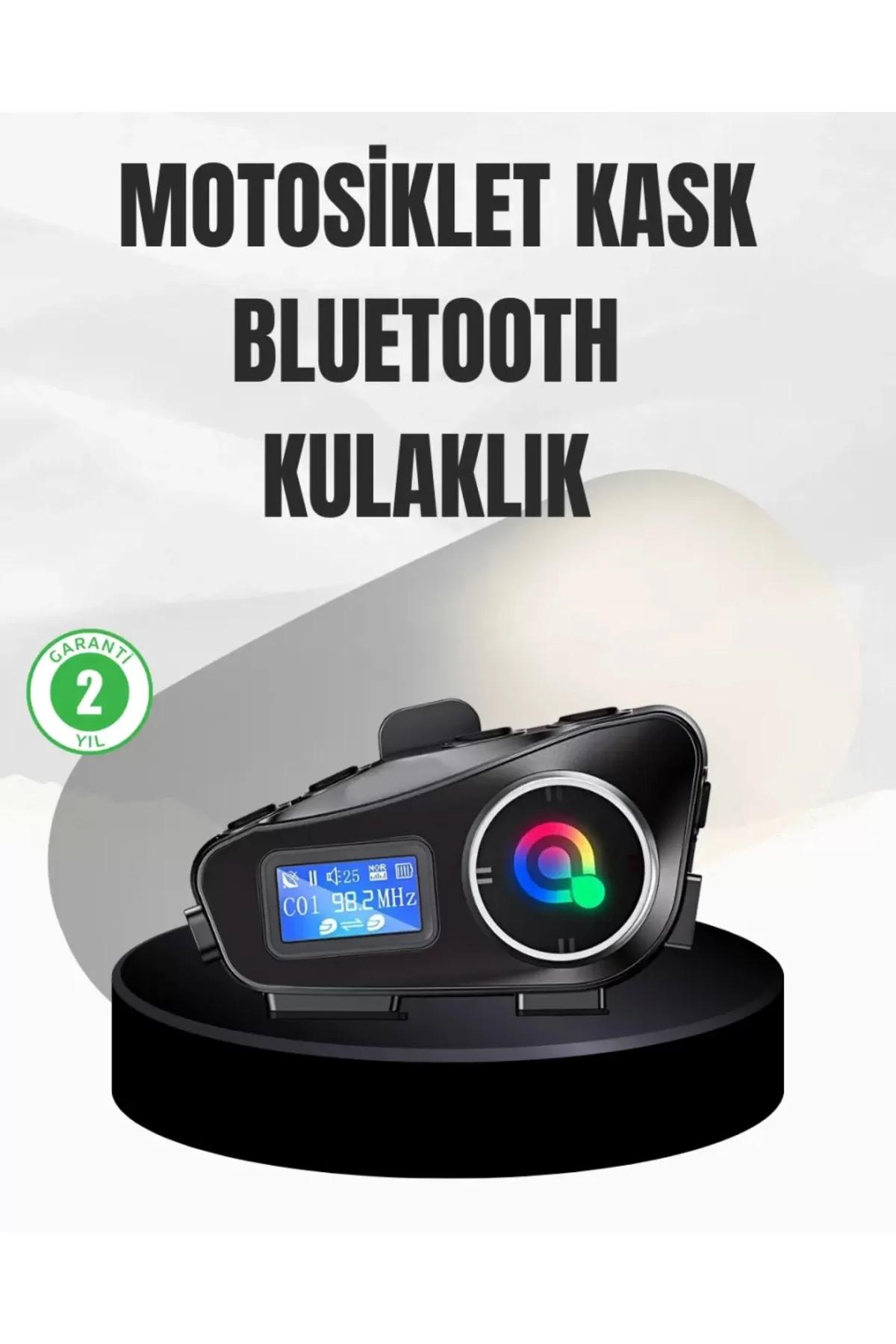 Su Geçirmez Bluetooth 5.3 Kask Kulaklığı 1000mah Bataryalı