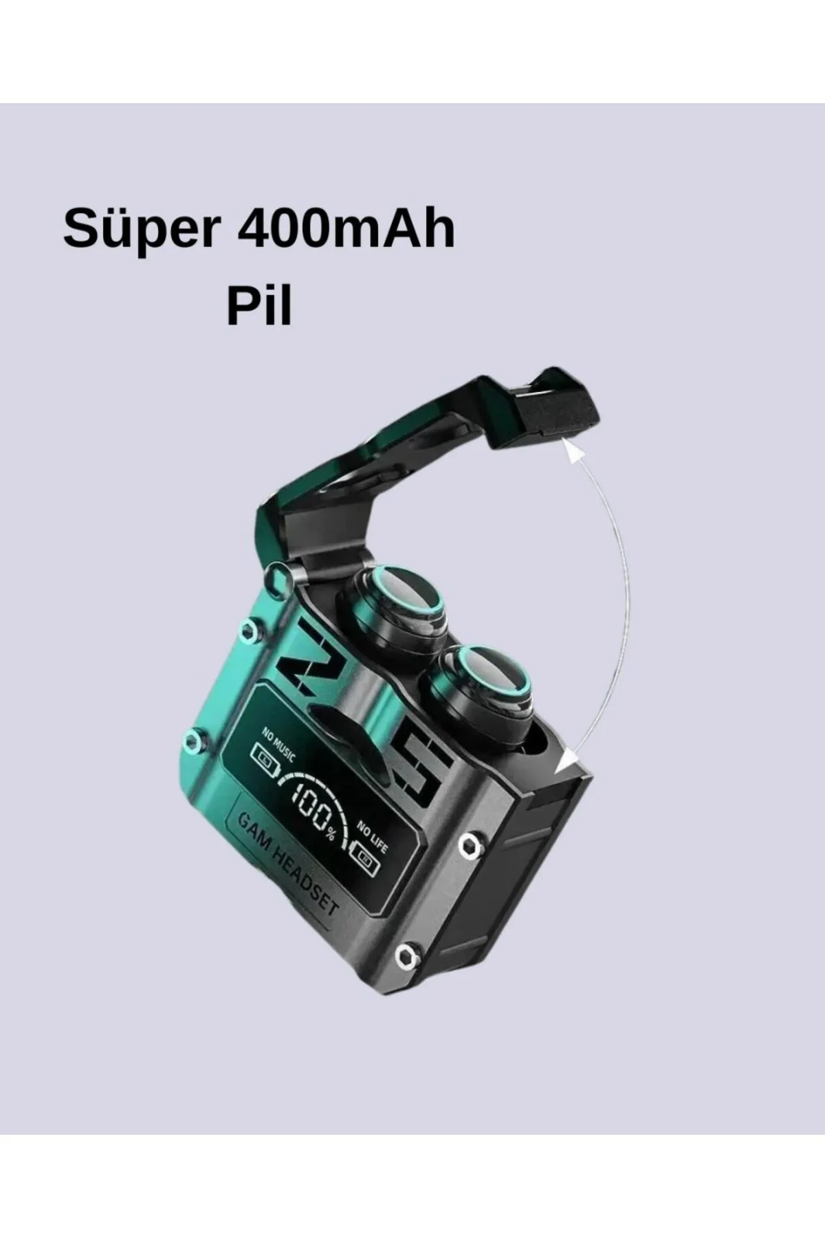 Su Geçirmez Bluetooth Kulak İçi Kablosuz Kulaklık 400mah Pil