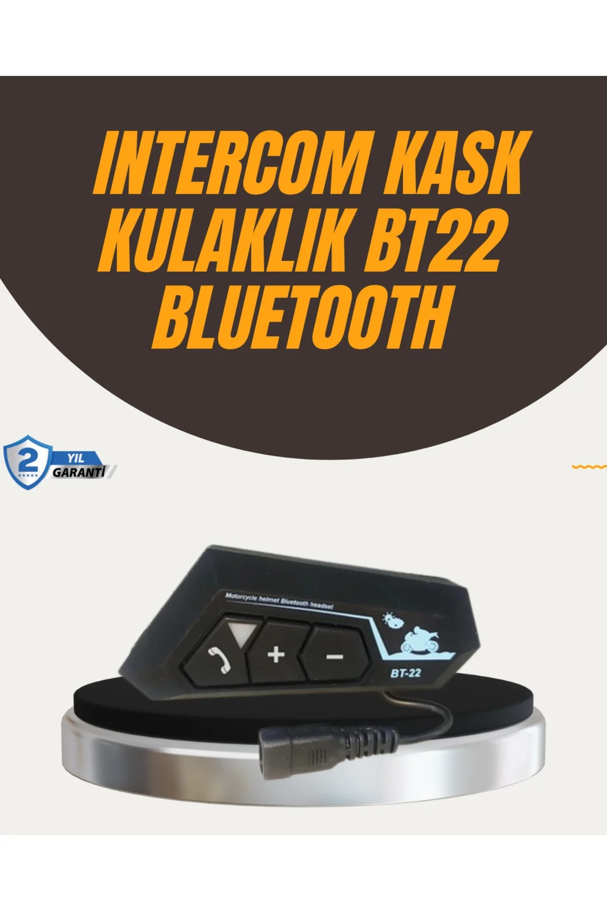 Su Geçirmez Bt22 Bluetooth Kask Kulaklığı Gps Ve Müzik Uyumlu ZEN