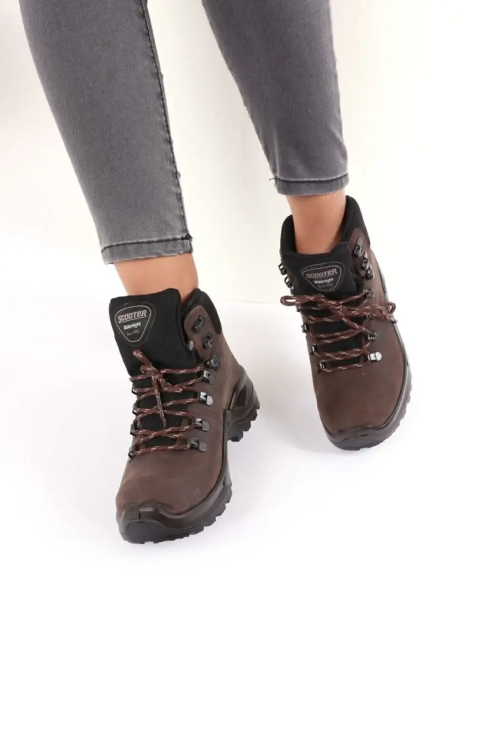 Su Geçirmez Deri Koyukahve Outdoor Bot G1221CKO