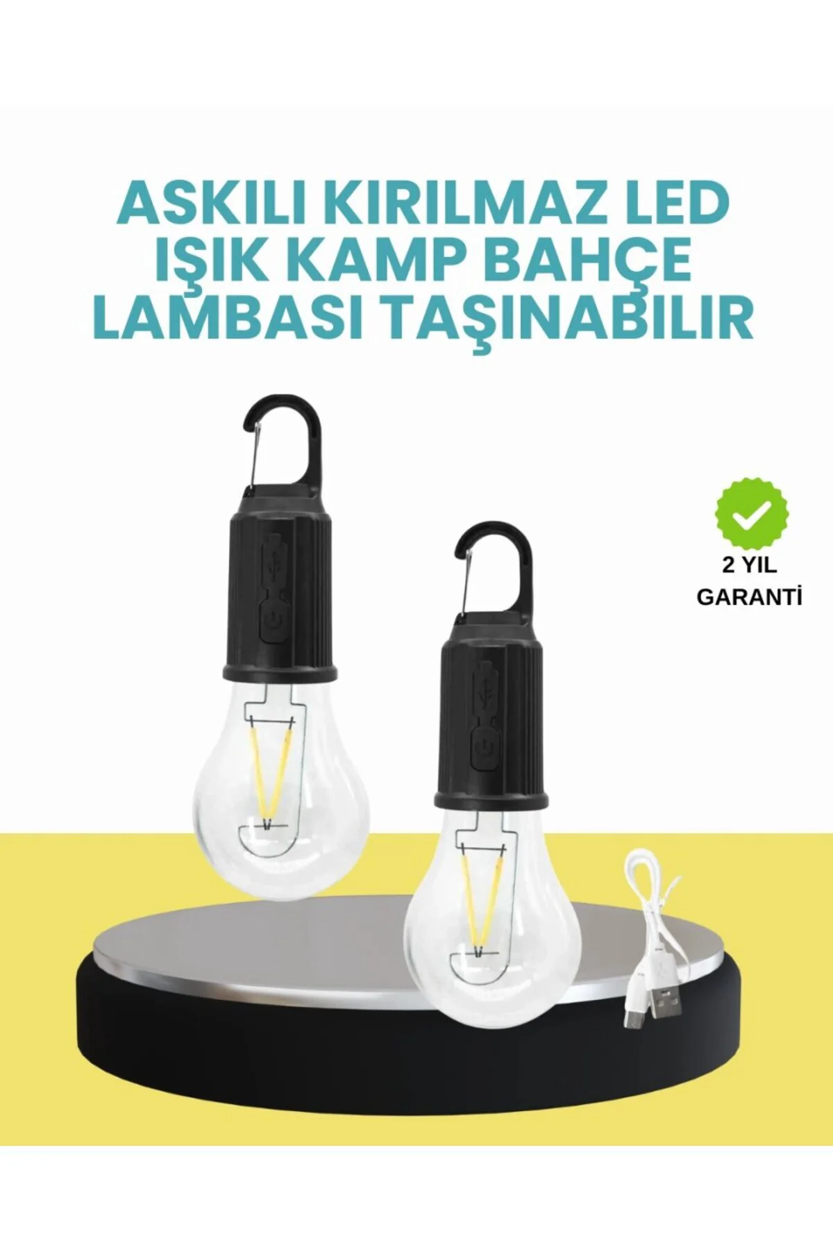 Su Geçirmez Dış Mekan Led Çadır Işığı