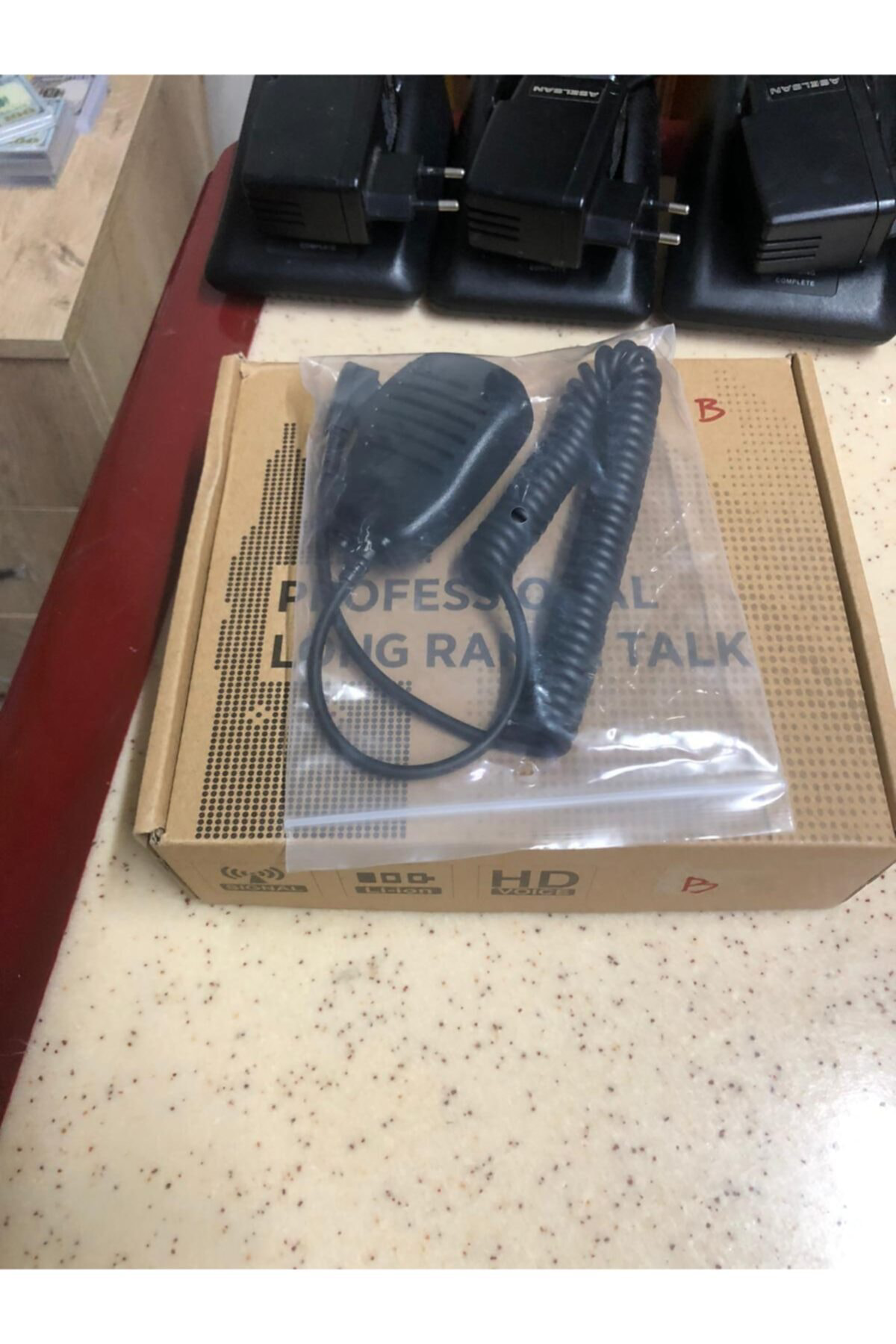 Su Geçirmez El Telsiz Plastik Mikrofon Tc-1000 Pmr Band Uhf El Te