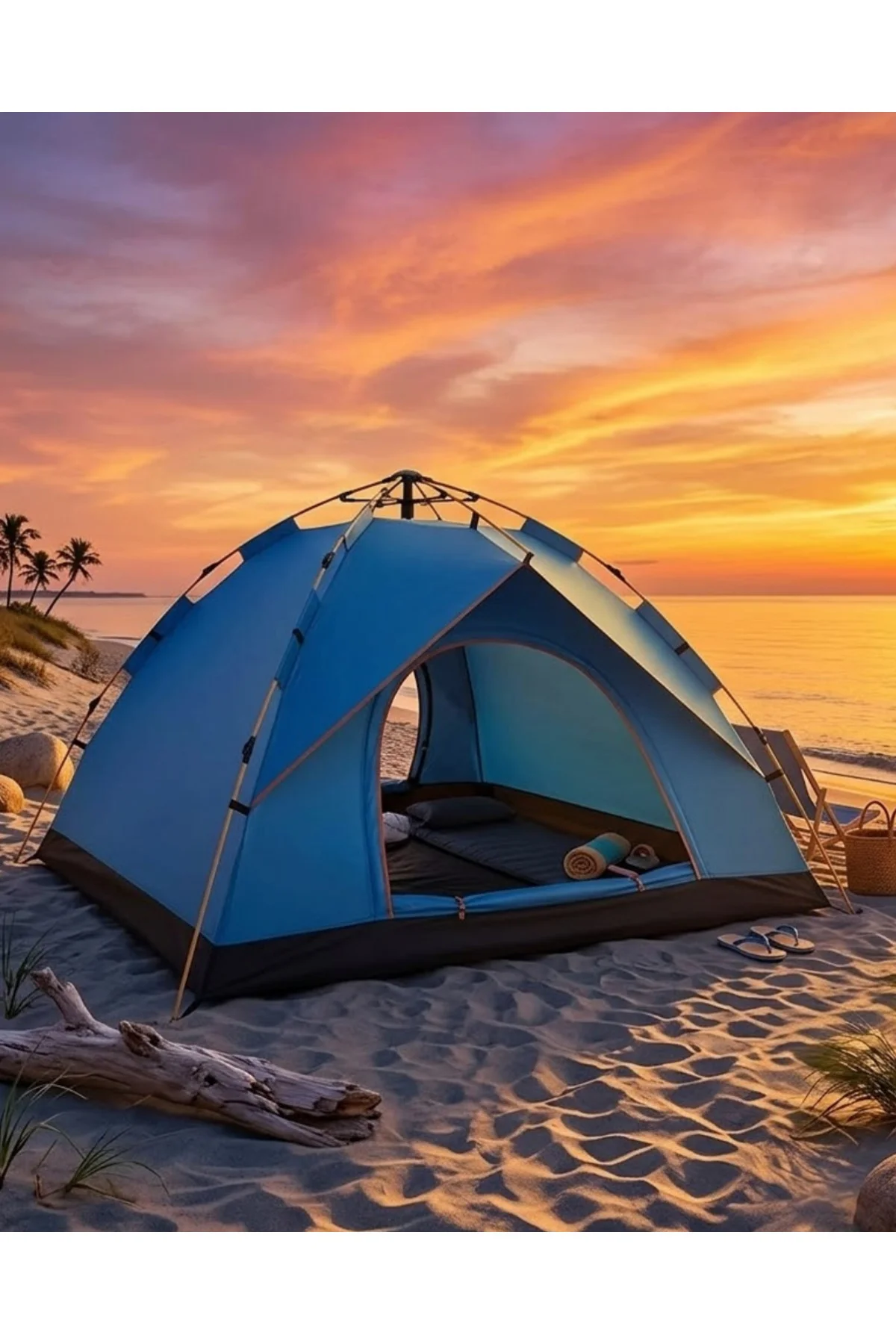 Su Geçirmez Kamp Çadırı Otomatik Kurulum 2 3 Kişilik Outdoor Çadı