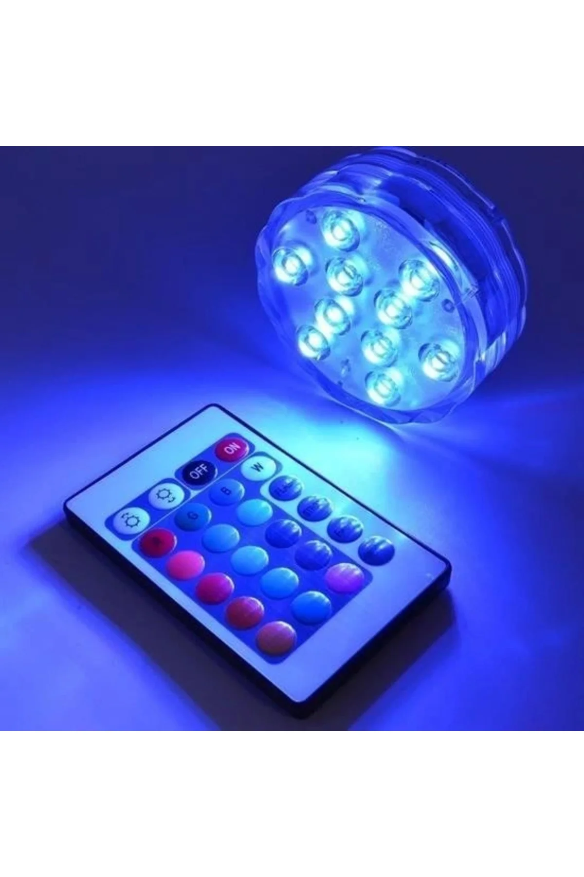 Su Geçirmez Kumandalı Renk Değiştiren Rgb Su Altı Led Lamba Spot Su Geçirmez Kumandalı Renk Değiştiren Rgb Su Altı Led Lamba Spot