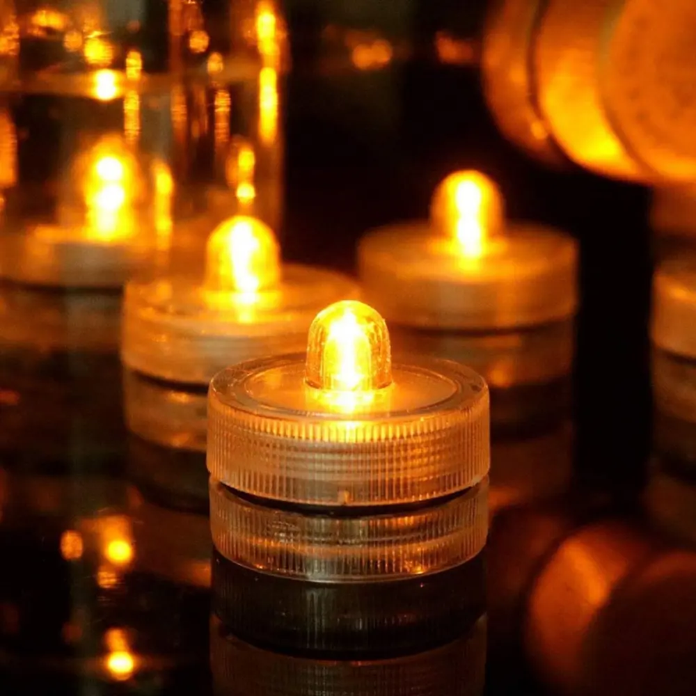 Su Geçirmez Led Mum Dekoratif Mini Su Altı Aydınlatması 12&ap Su Geçirmez Led Mum Dekoratif Mini Su Altı Aydınlatması 12&ap