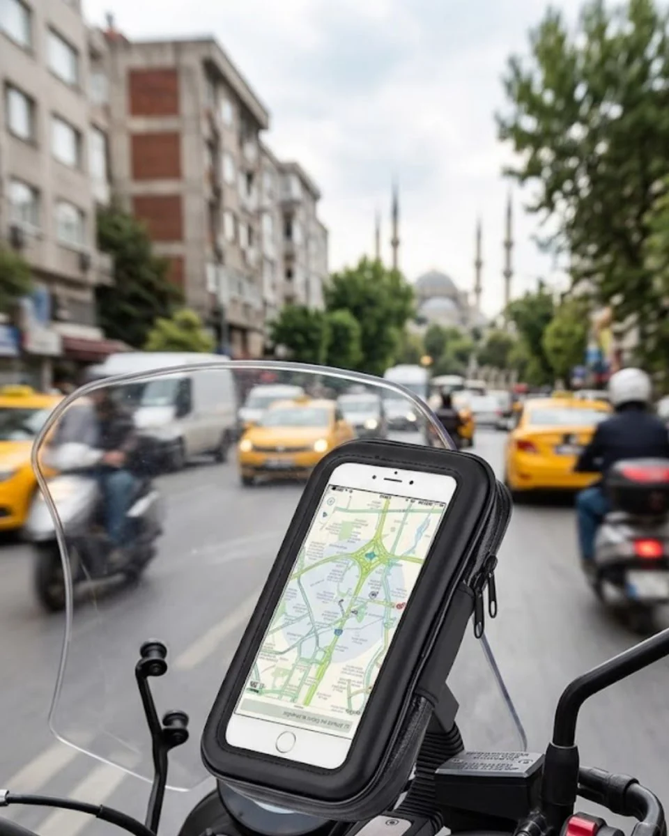Su Geçirmez Motosiklet Telefon Tutucu Evrensel Gidon Montaj Navigasyon Standı Fiyatı, Yorumları ve Özellikleri