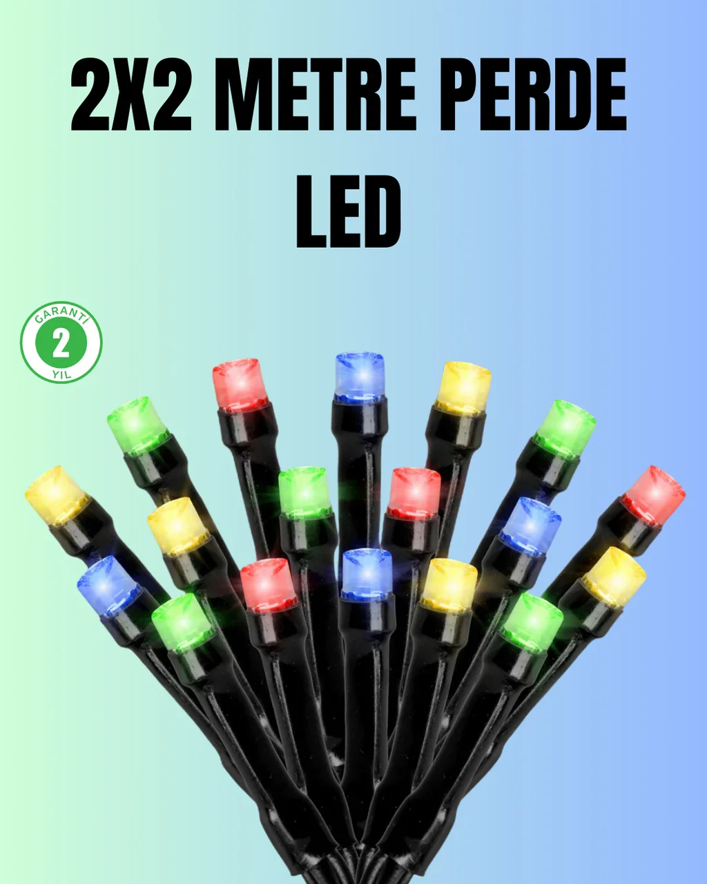 Su Geçirmez Pil Çalışan Led Perde Işık İç Ve Dış Mekan - Lisinya Diğer