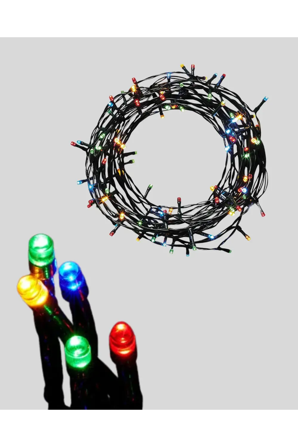 Su Geçirmez Pil Çalışan LED Perde Işık – İç ve Dış Mekan