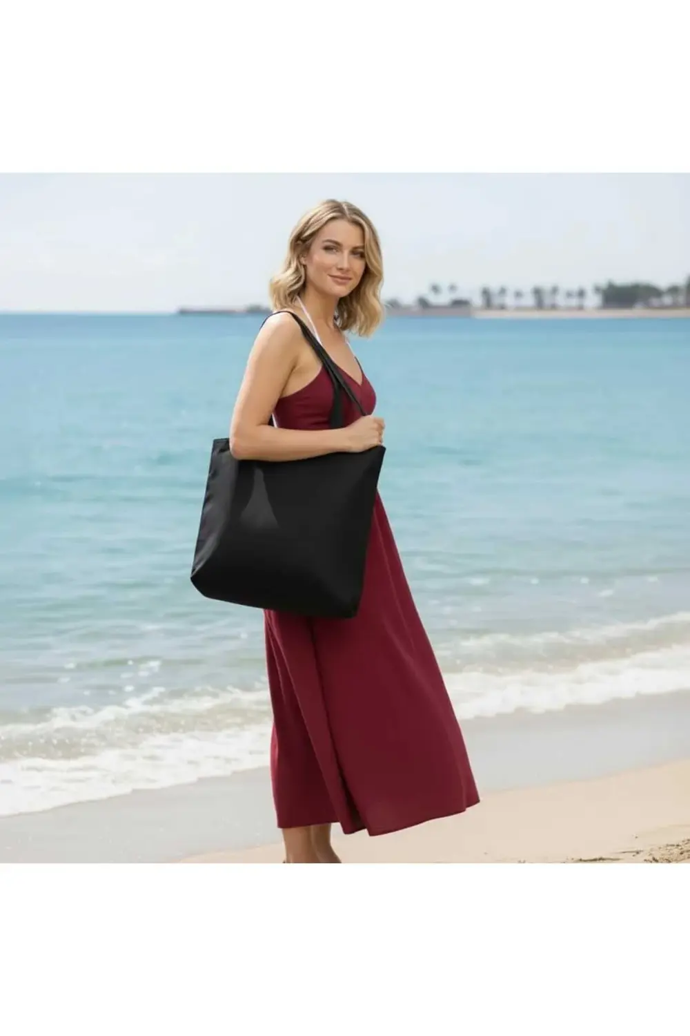 Su Geçirmez Plaj Çantası Kumsal 40x40