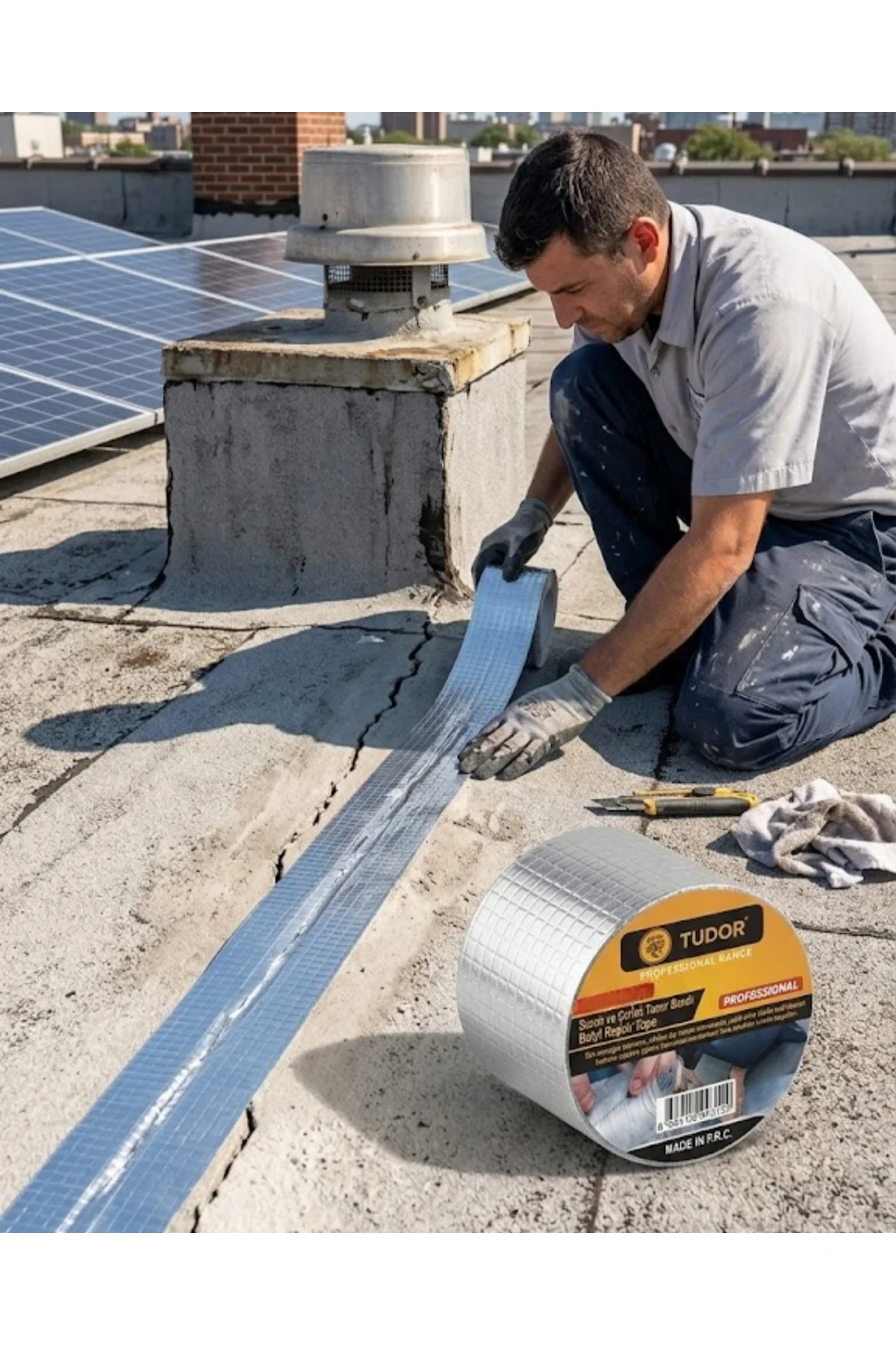 Su Geçirmez Sızdırmaz Tamir Bandı Güçlü Yapışkanlı 72 MM 2 Metre