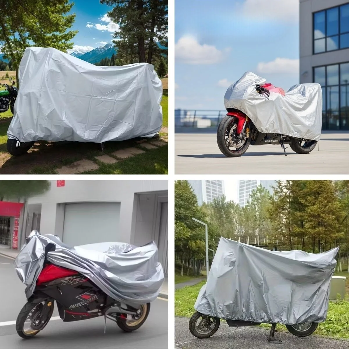 Su Geçirmez Yağmur,Kar, Koruyucu Motorsiklet Brandası - Örtüsü
