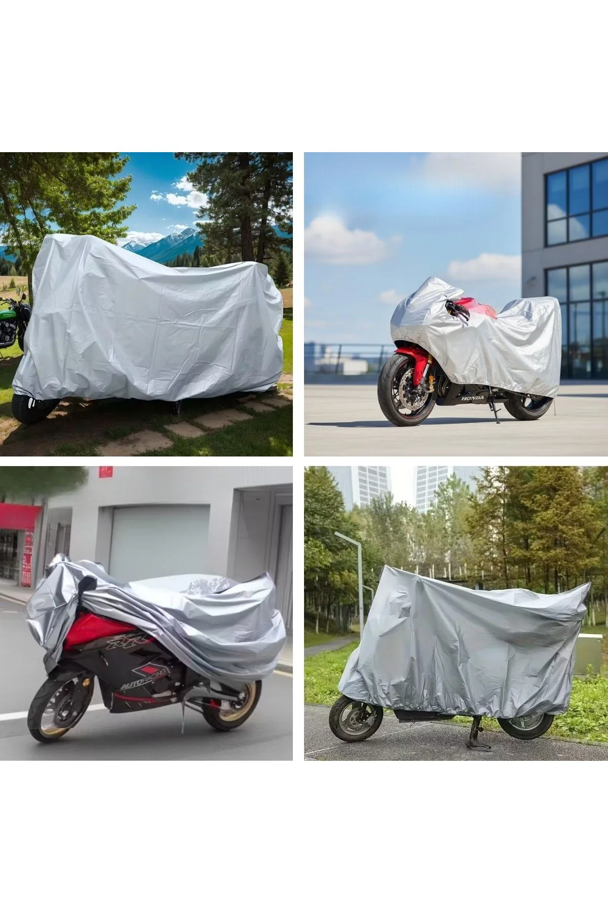 Su Geçirmez Yağmur,Kar,Dolu Koruyucu Motorsiklet Brandası - Örtüs