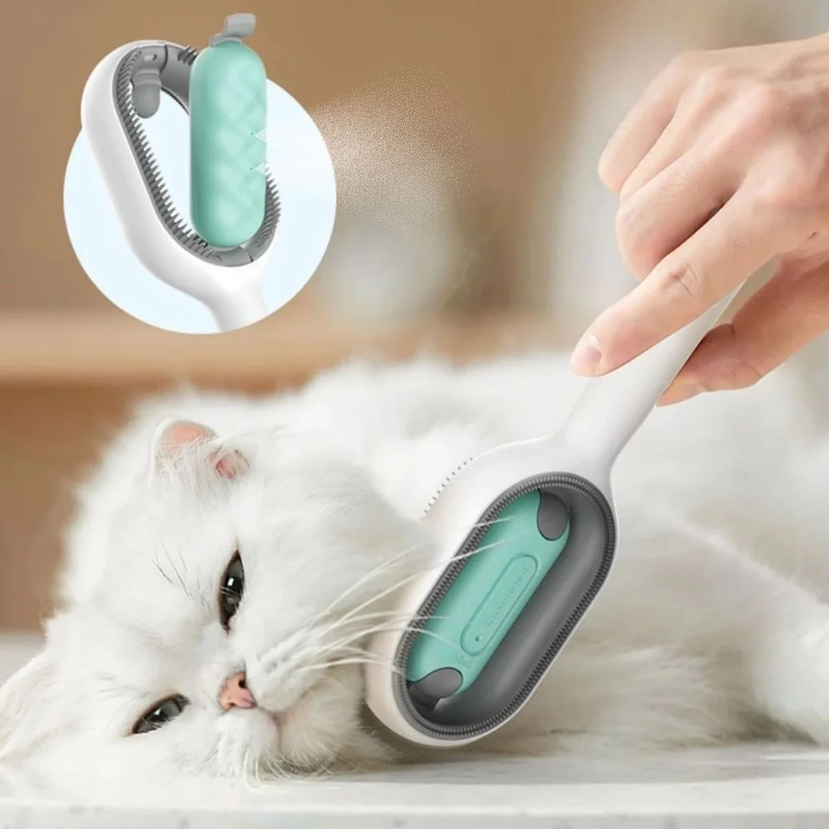 Su Hazneli Kedi ve Köpek Tüyü Toplamama Fırçası Su Hazneli Pet Tarağı - 1 Adet Stokta Olan Renk Gönderilir Su Hazneli Kedi ve Köpek Tüyü Toplamama Fırçası Su Hazneli Pet Tarağı - 1 Adet Stokta Olan Renk Gönderilir