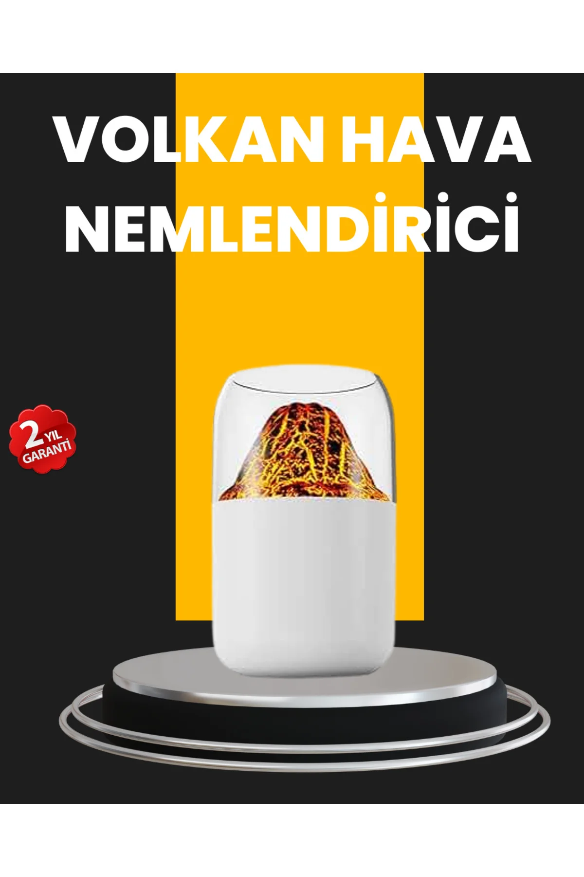 Su Hazneli LED Işıklı Aromaterapi Difüzörü