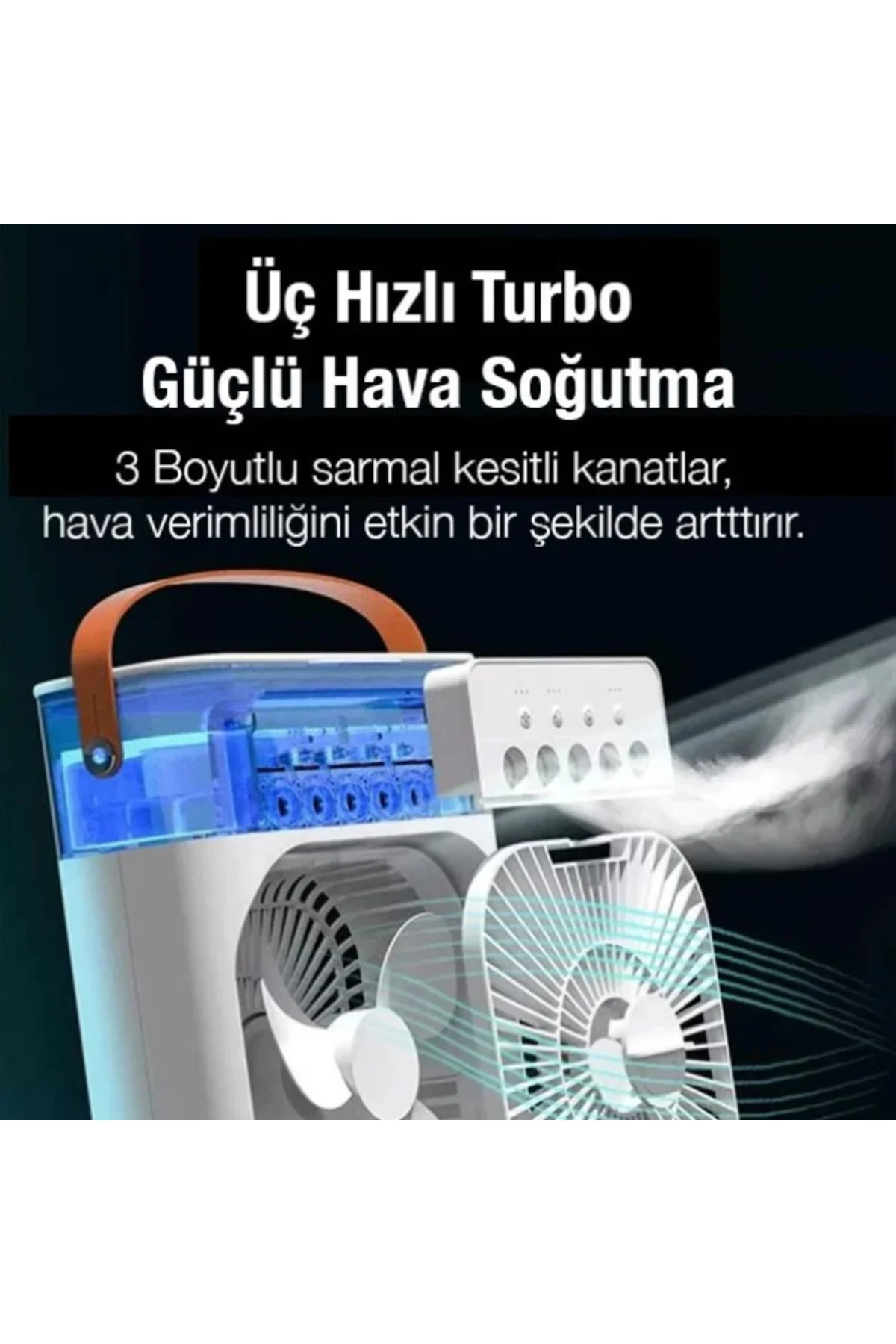 Su Hazneli Masa Vantilatörü