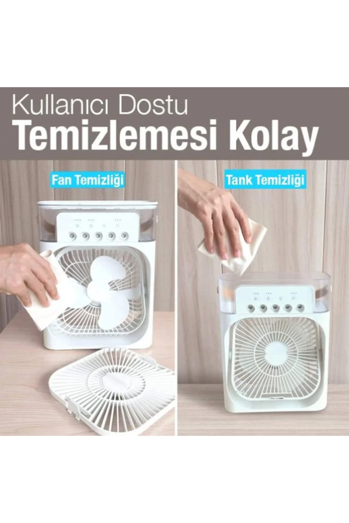 Su Hazneli Masa Vantilatörü