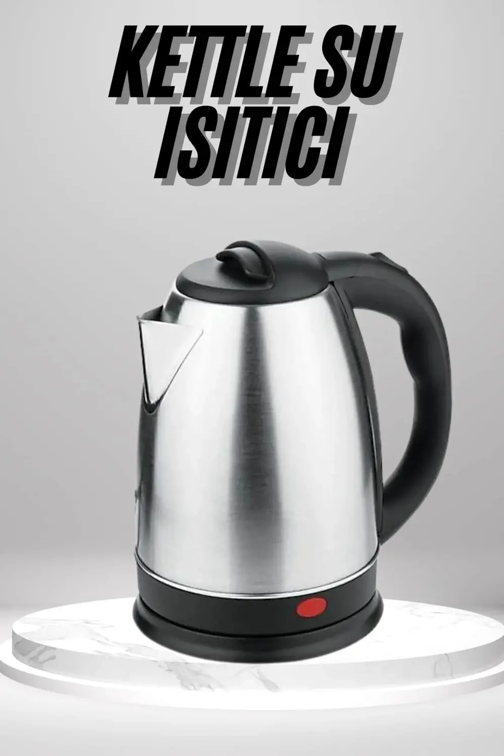 Su Isıtıcı 220 - 240 V Paslanmaz Çelik Kettle Uzun Ömürlü 2000 Wa