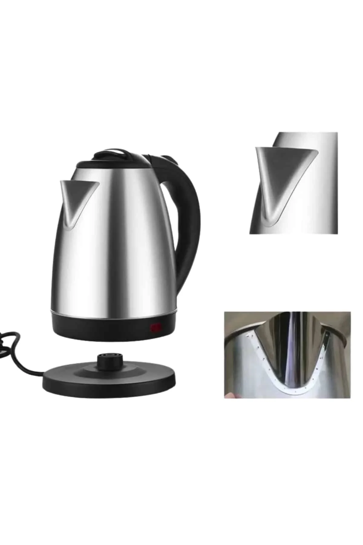 Su Isıtıcı 220 - 240 V Paslanmaz Çelik Kettle Uzun Ömürlü 2000 Wa