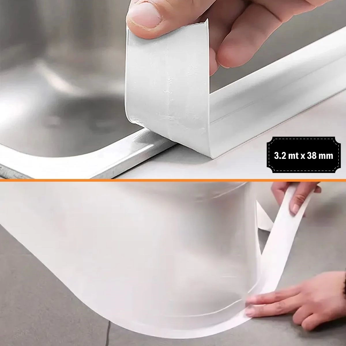 Su Sızdırmaz Banyo Mutfak Lavabo Küvet İzolasyon Şerit Bant,lavab