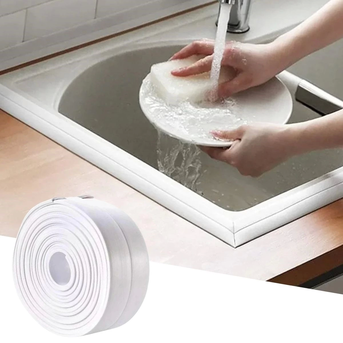 Su Sızdırmaz Banyo Mutfak Lavabo Küvet İzolasyon Şerit Bant,lavab