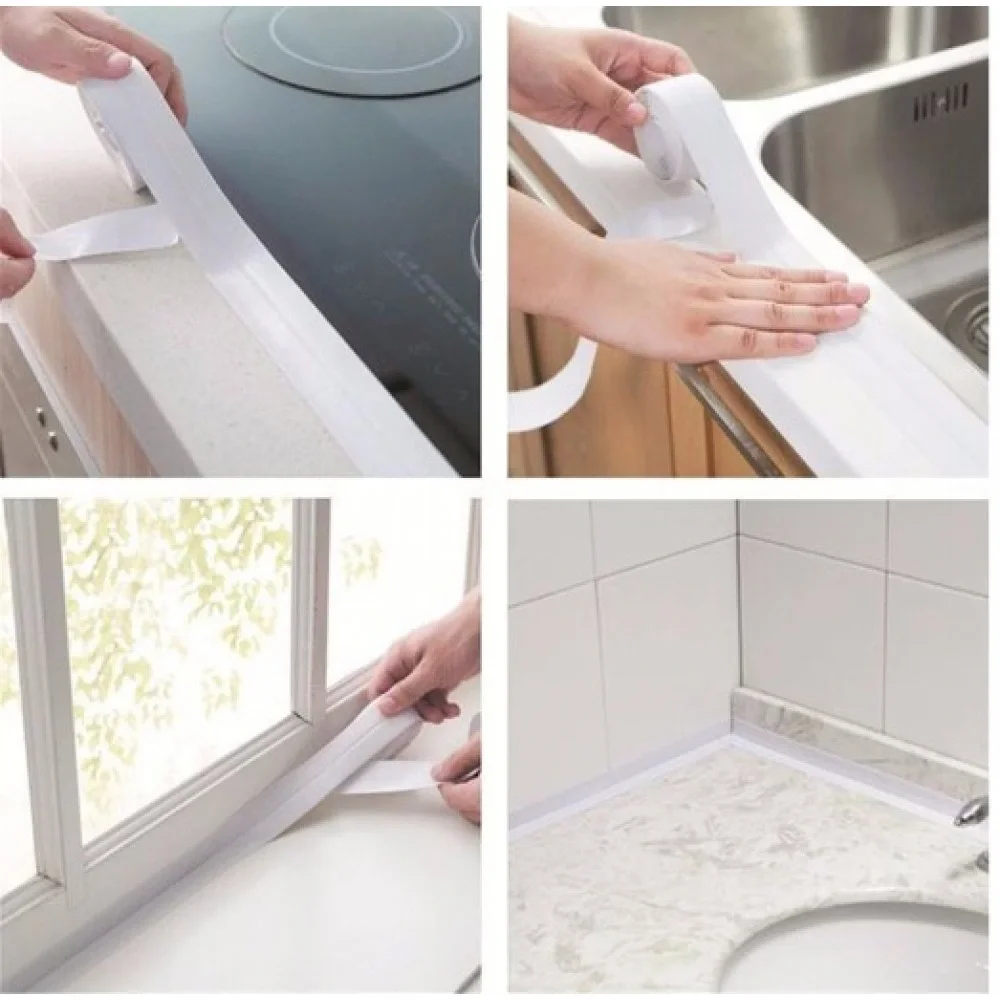 Su Sızdırmaz Bant Lavabo Küvet Kenar Bandı 4 Cm Su Sızdırmaz Bant Lavabo Küvet Kenar Bandı 4 Cm