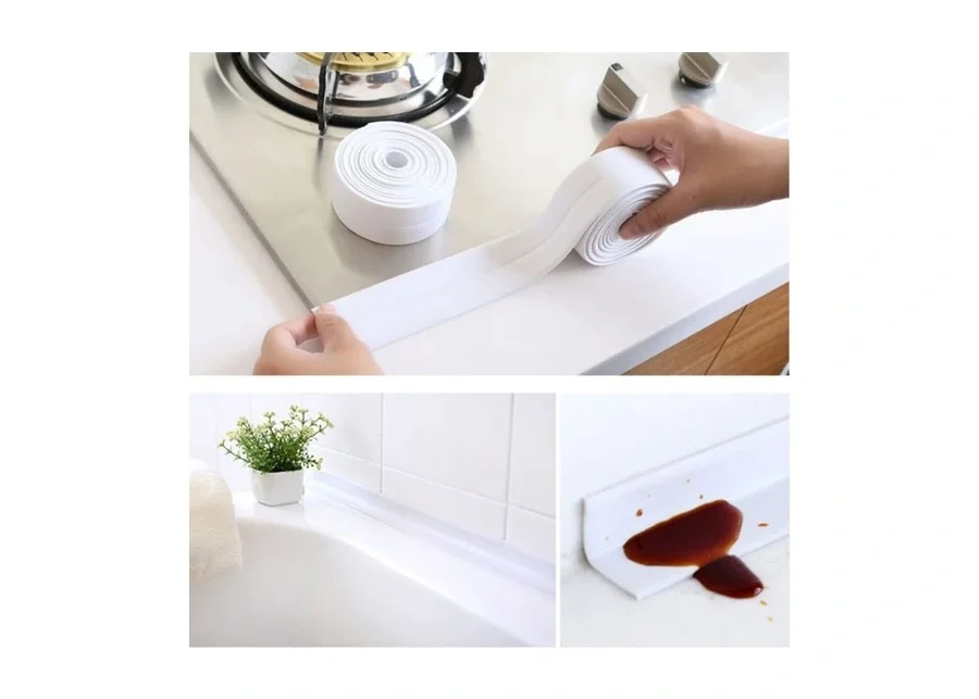 Su Sızdırmaz Bant Lavabo Küvet Kenar Bandı 4 Cm Su Sızdırmaz Bant Lavabo Küvet Kenar Bandı 4 Cm