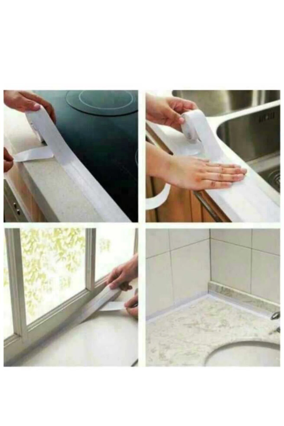 Su Sızdırmaz Lavabo Küvet Kenar Bandı Çok Amaçlı Nem Küf Bant