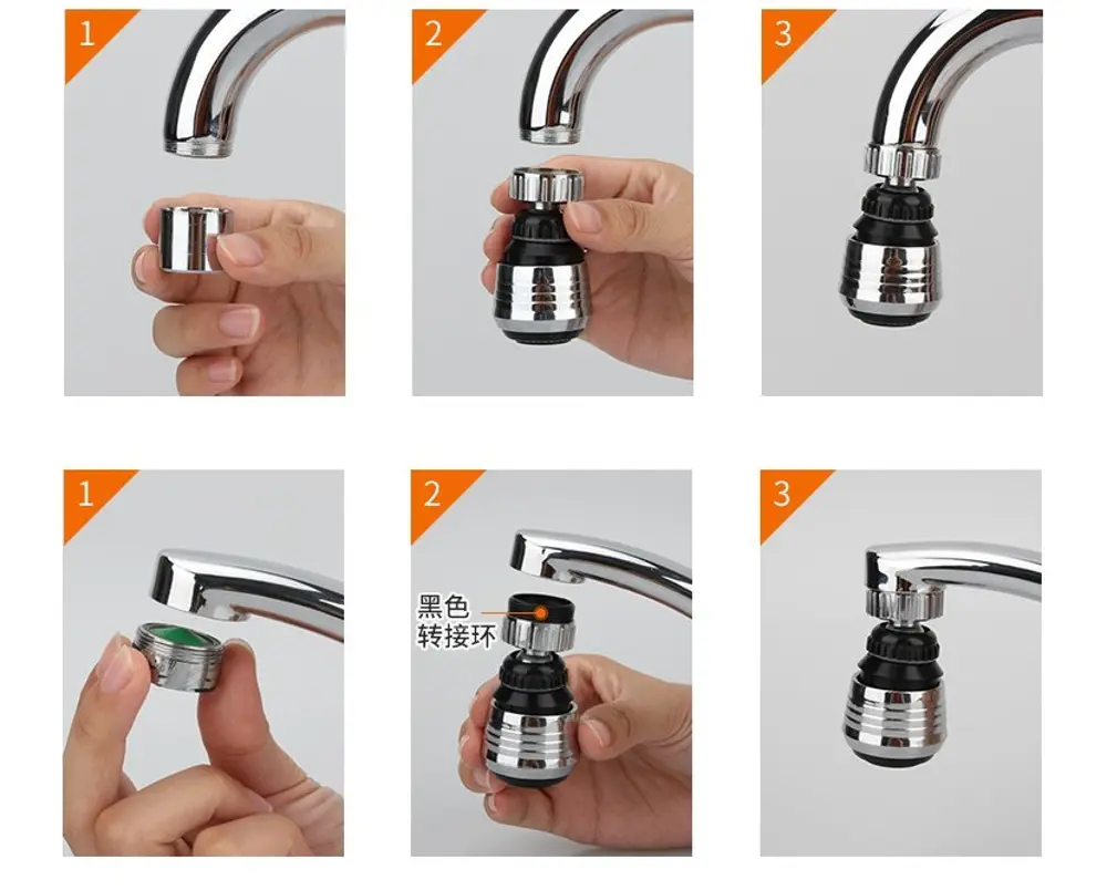 Su Tasarruflu 2 Modlu Musluk Başlığı Kısa Su Tasarruflu 2 Modlu Musluk Başlığı Kısa