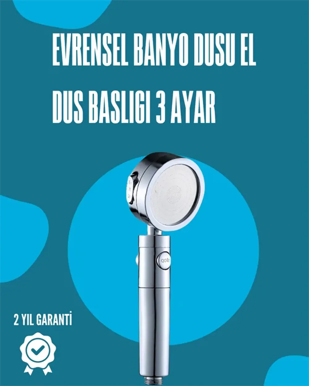 Su Tasarruflu ve Kolay Kurulumlu El Duş Başlığı – Yüksek Performa