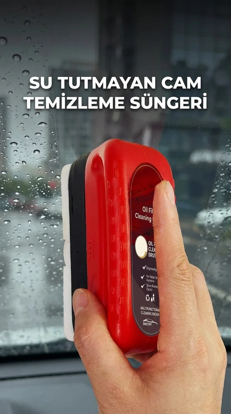 Su Tutmayan Araç Camı Temizleme Süngeri Uzun Ömürlü Kullanım