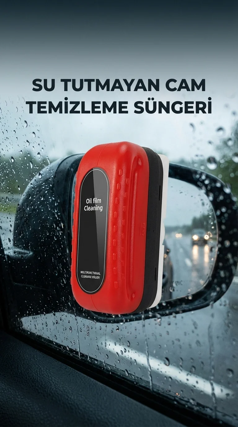 Su Tutmayan Pratik Araç Camı Temizleme Süngeri