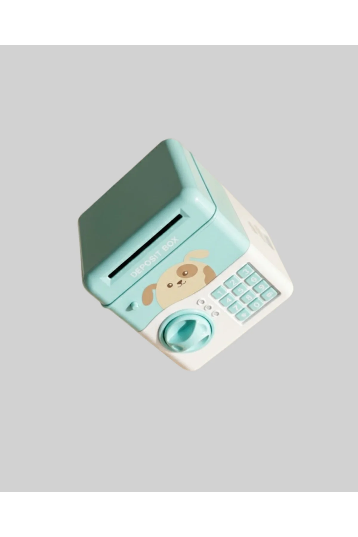 Su Yeşili Işıklı Sesli Elektronik Şifreli Çocuk Kumbarası - Lisin