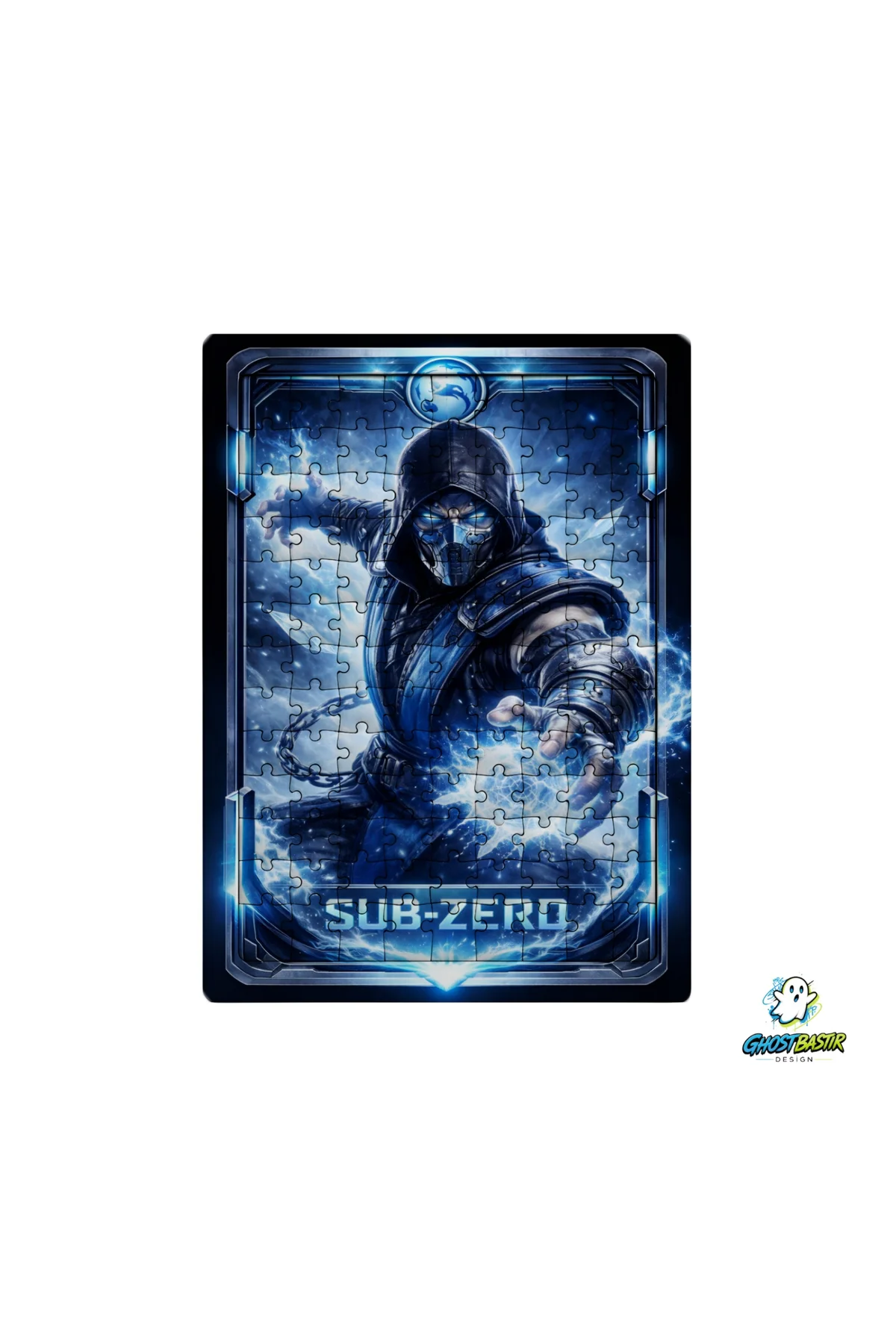 Sub-Zero Mortal Kombat 99 Parça Ayaklı Puzzle – Dekoratif Çocuk Yapbozu 0193
