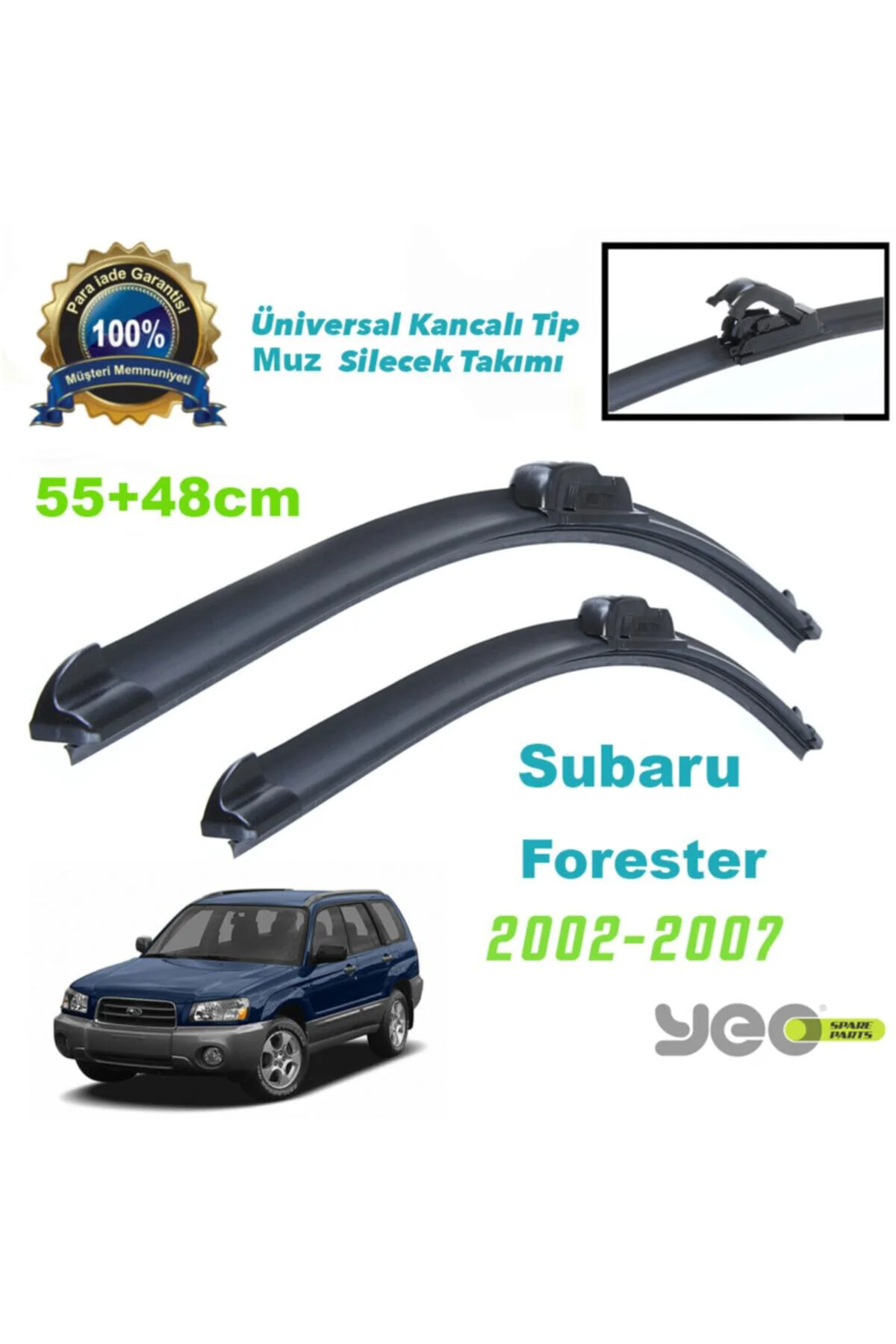 Subaru Forester Aeroflex Muz Silecek Takımı 2002-2007