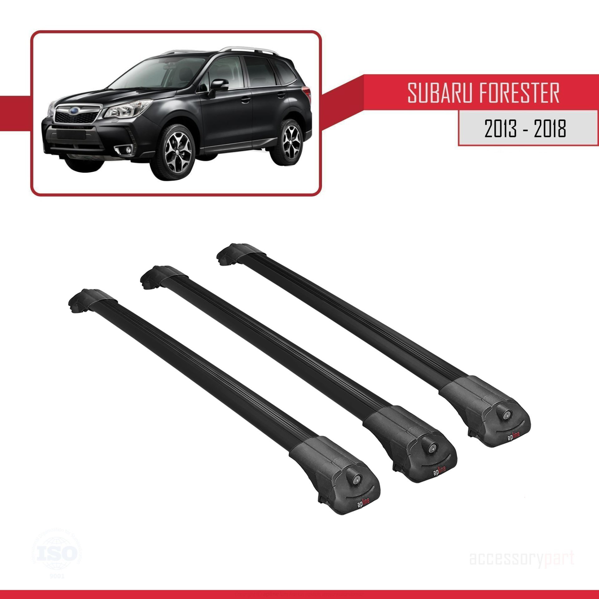 Subaru Forester 2013-2018 Arası ile uyumlu ACE-1 Ara Atkı Tavan B