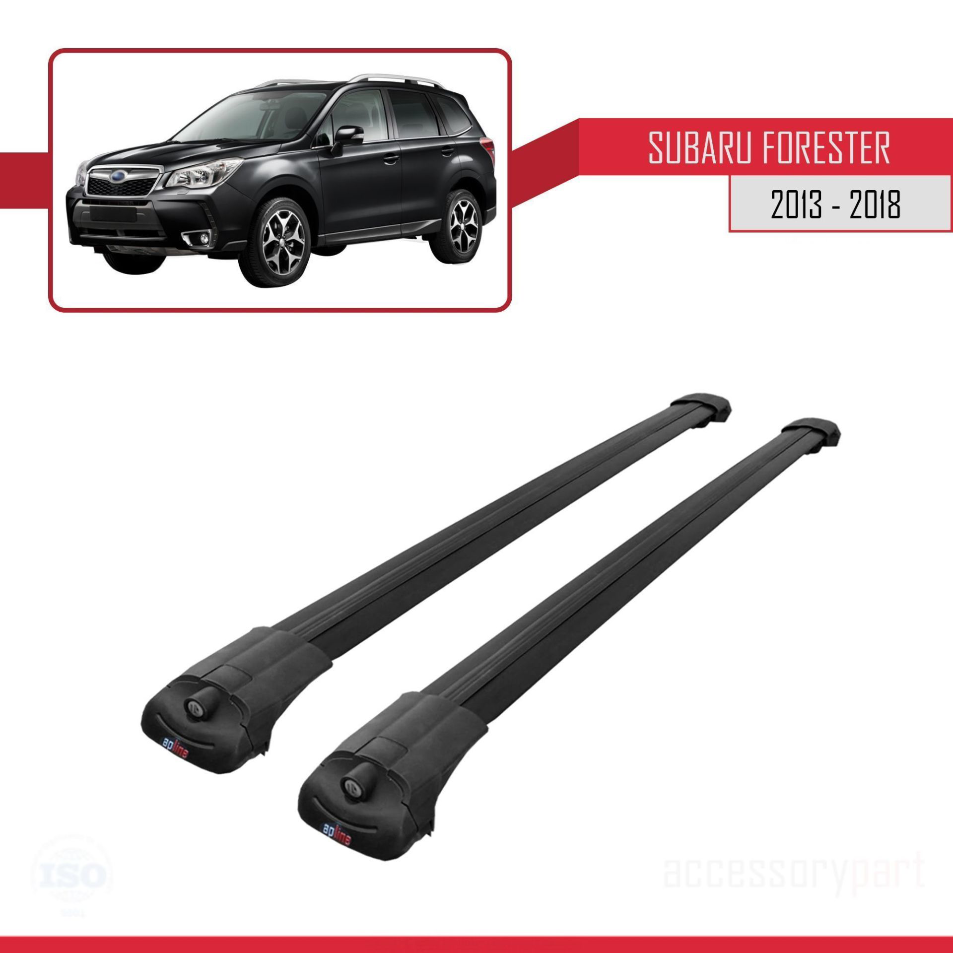 Subaru Forester 2013-2018 Arası ile uyumlu ACE-1 Ara Atkı Tavan B