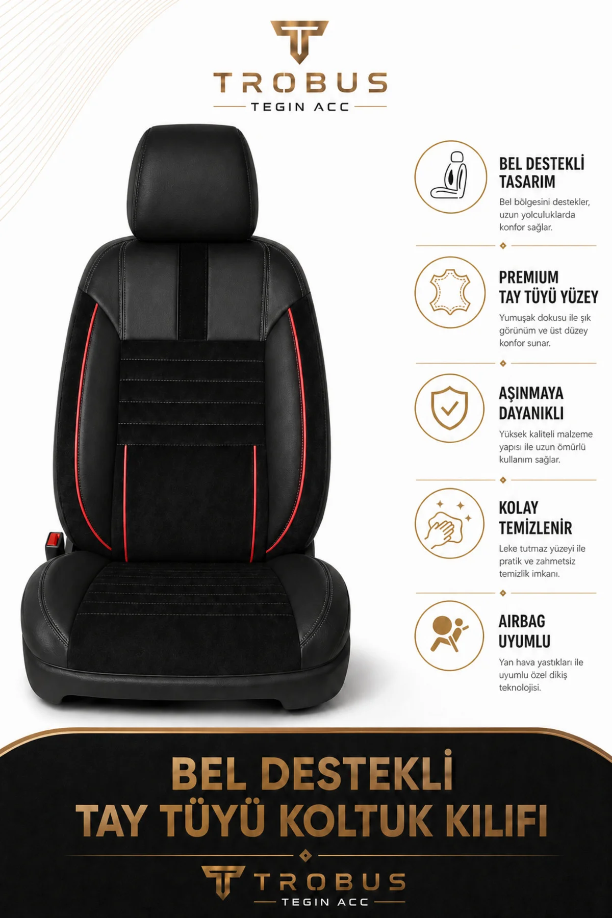 Subaru Impreza 2008-2011 Uyumlu Apex Serisi Tay Tüyü Oto Koltuk Kılıfı Siyah Kırmızı Subaru Impreza 2008-2011 Uyumlu Apex Serisi Tay Tüyü Oto Koltuk Kılıfı Siyah Kırmızı