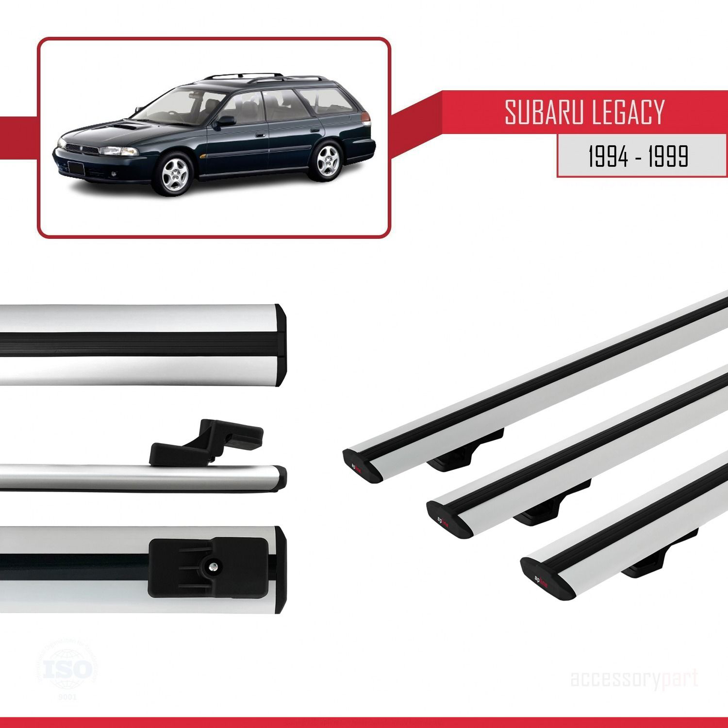 Subaru Legacy 1994-1999 Arası ile uyumlu Basic Model Ara Atkı Tav