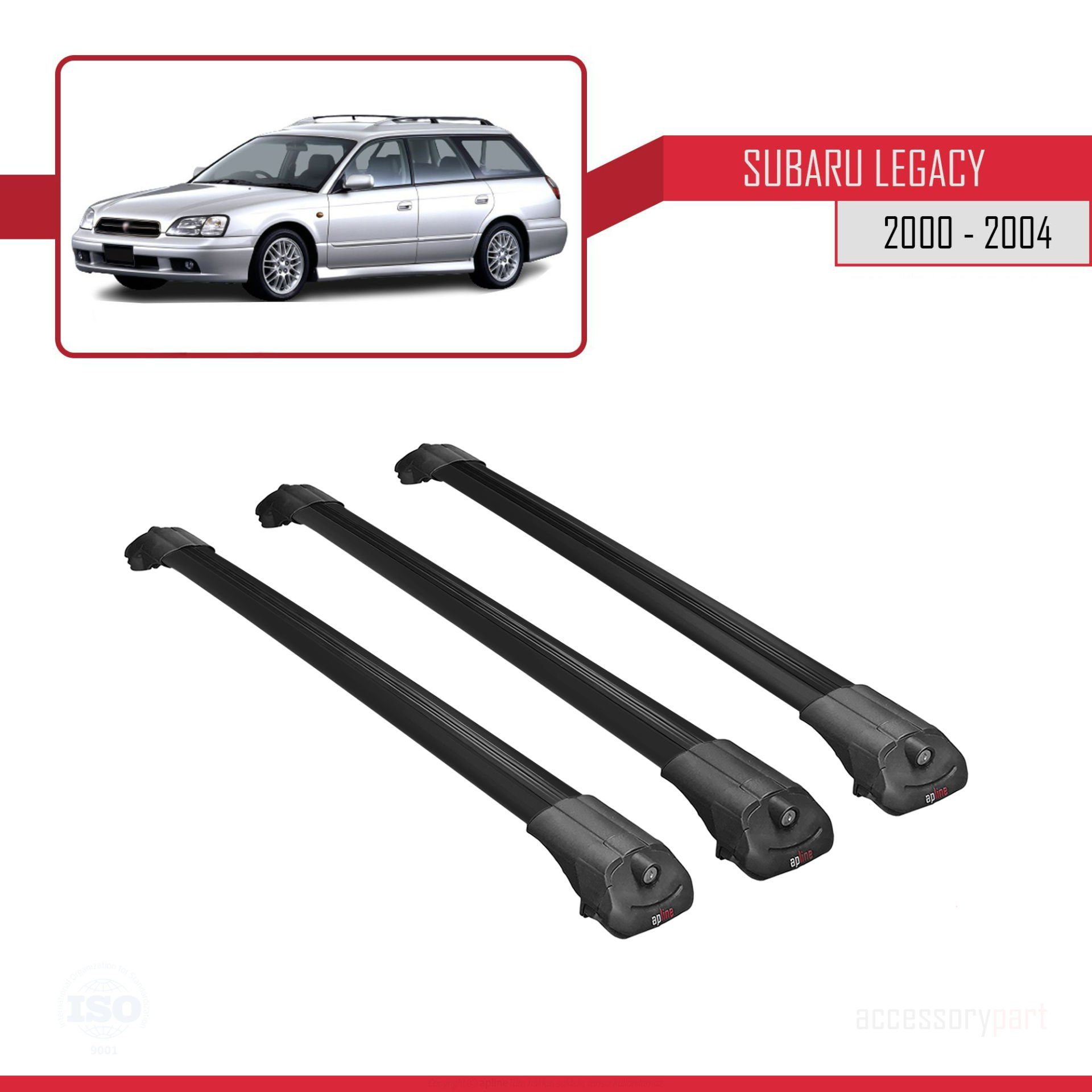 Subaru Legacy 2000-2004 Arası ile uyumlu ACE-1 Ara Atkı Tavan Bar