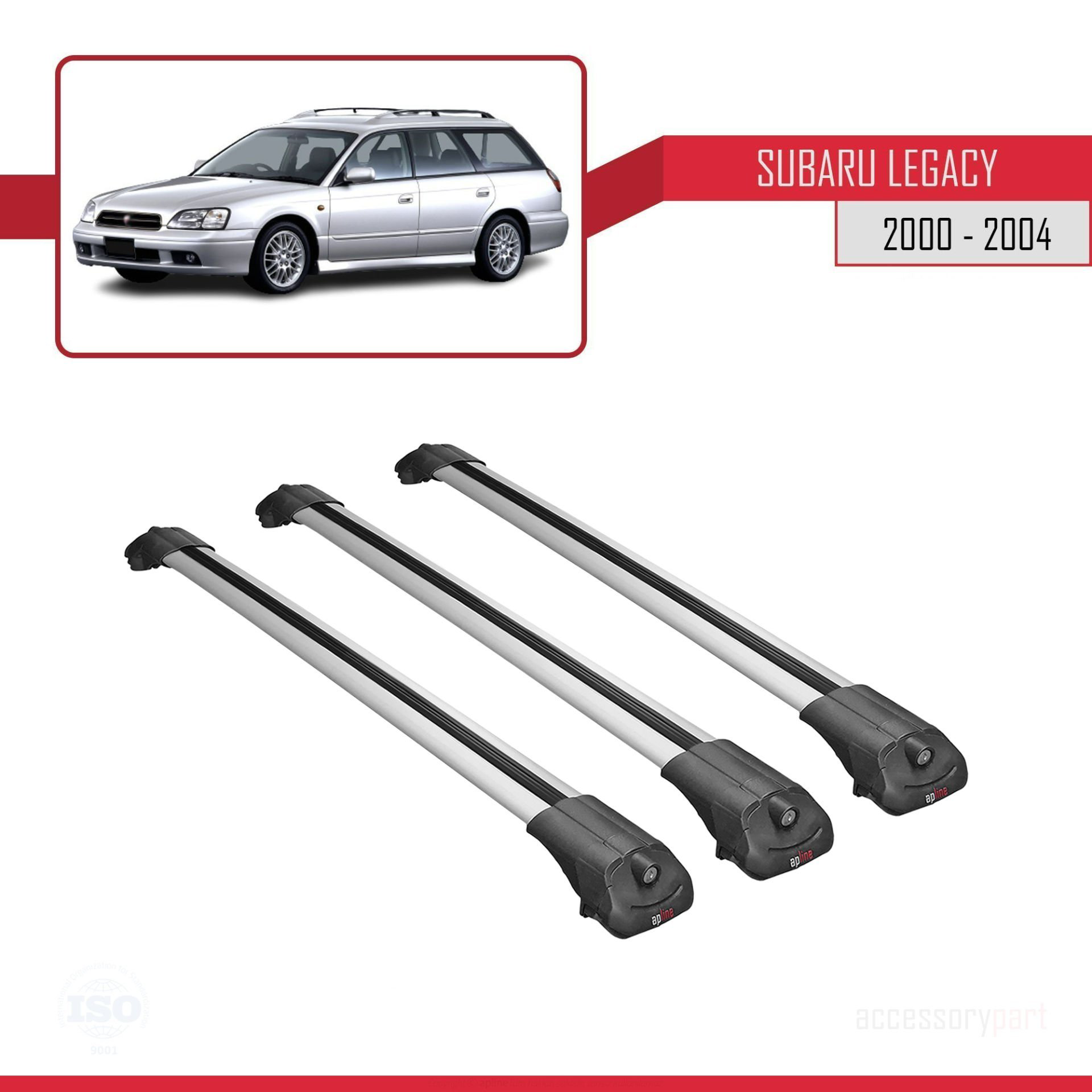 Subaru Legacy 2000-2004 Arası ile uyumlu ACE-1 Ara Atkı Tavan Bar