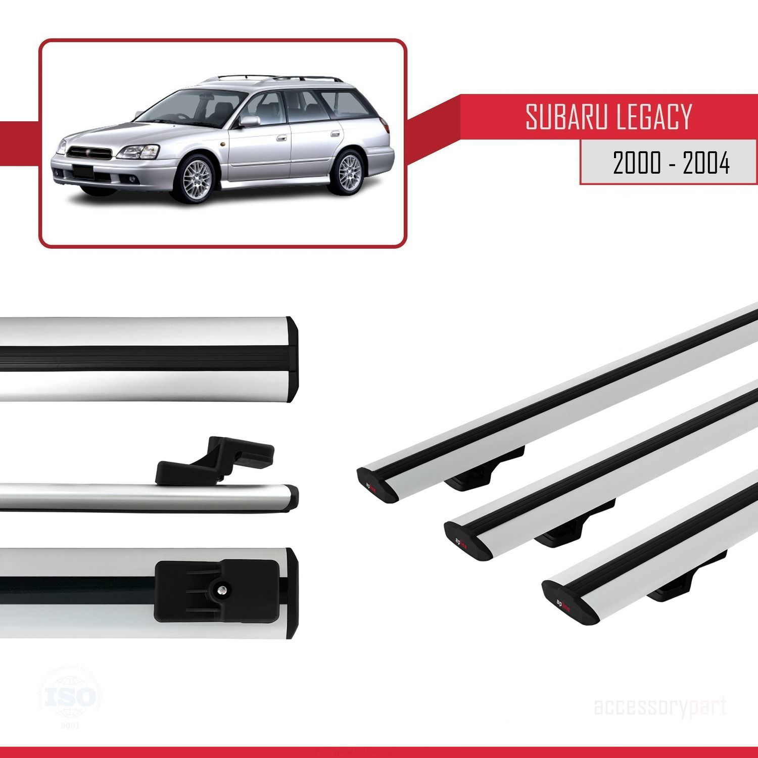 Subaru Legacy 2000-2004 Arası ile uyumlu Basic Model Ara Atkı Tav