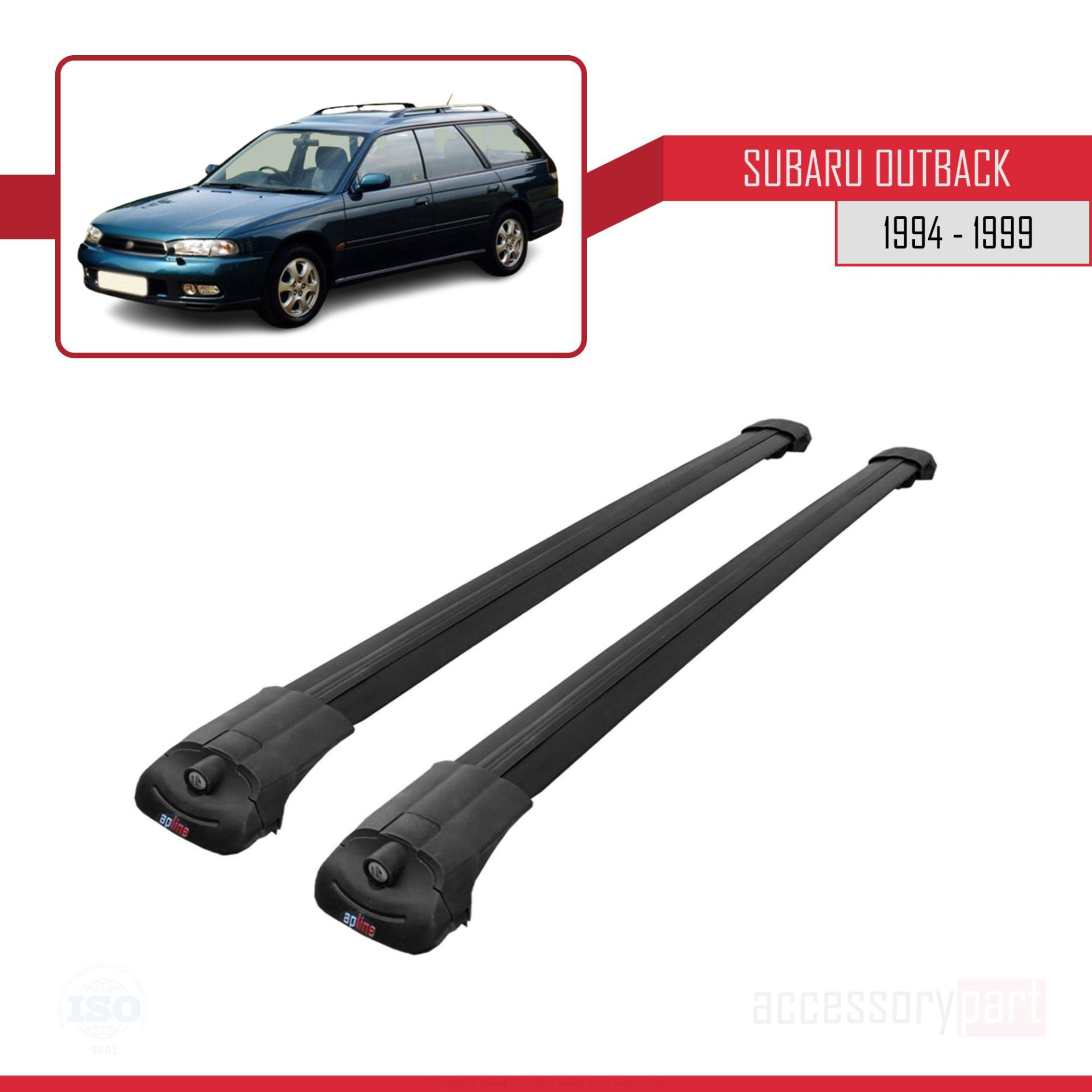 Subaru Outback 1994-1999 Arası ile uyumlu ACE-1 Ara Atkı Tavan Ba