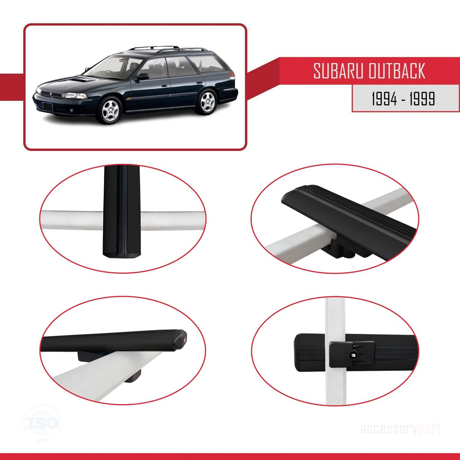Subaru Outback 1994-1999 Arası ile uyumlu Basic Model Ara Atkı Ta