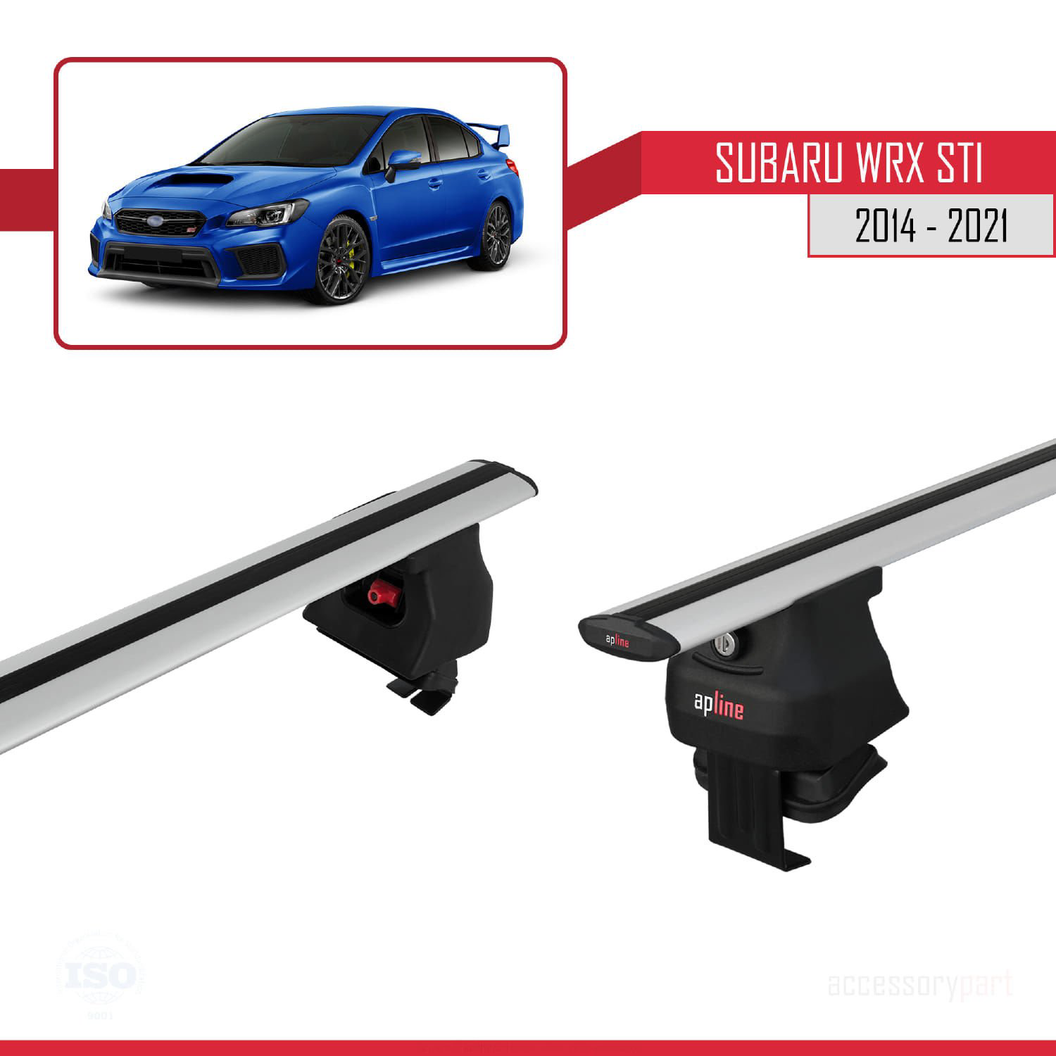 Subaru WRX STI 2014-2021 Arası ile uyumlu ACE-4 Ara Atkı Tavan Ba
