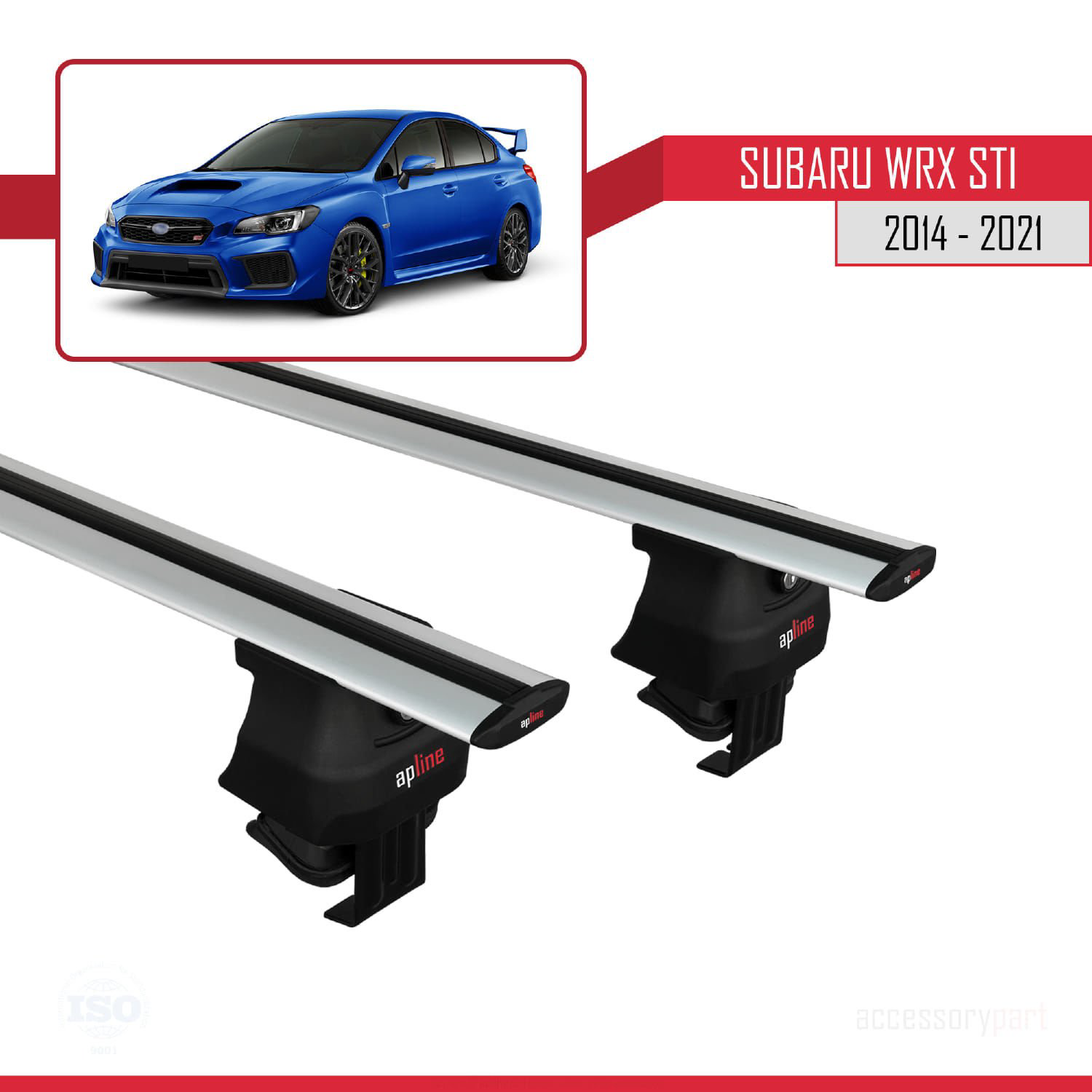 Subaru WRX STI 2014-2021 Arası ile uyumlu ACE-4 Ara Atkı Tavan Ba