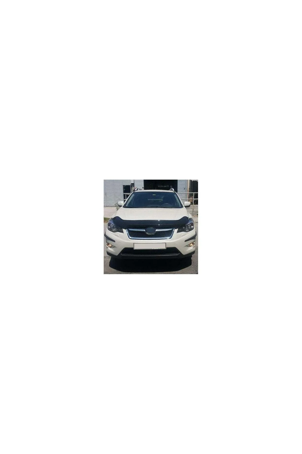 Subaru XV 2012-2015 Uyumlu Kaput Rüzgarlığı Ön Kaput Koruma ABS Parlak Siyah - Görsel 2