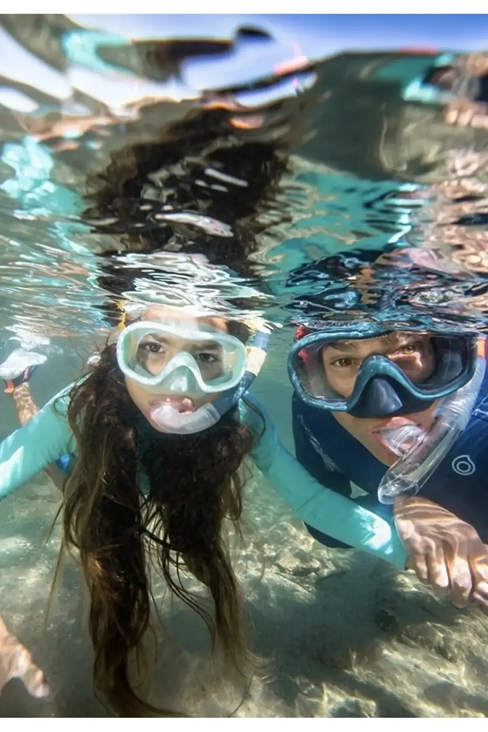 Subea Çocuk Dalış Maskesi - Açık Yeşil - 100 Confort